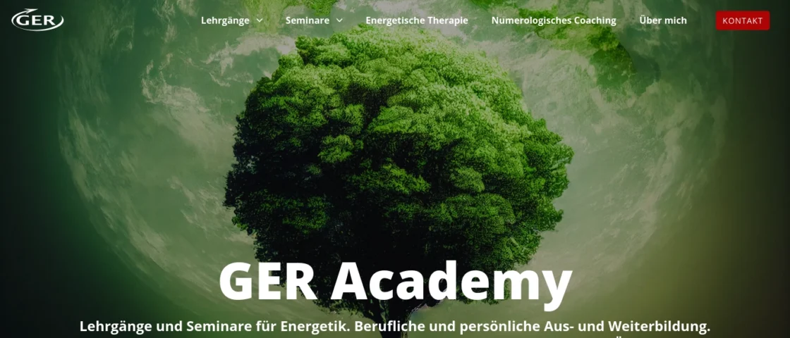 Website für einen Energetiker und Numerologen